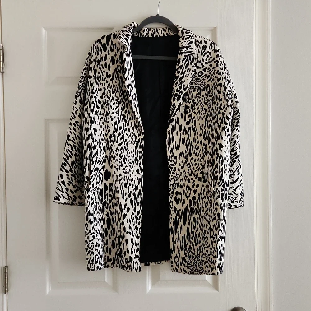 Zara leopard print coat - Picture 1 of 3
